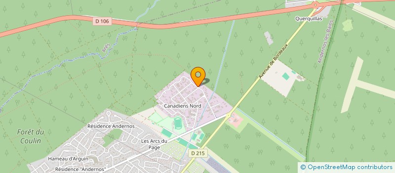 localisation de l'entreprise LYBER  ANDERNOS-LES-BAINS