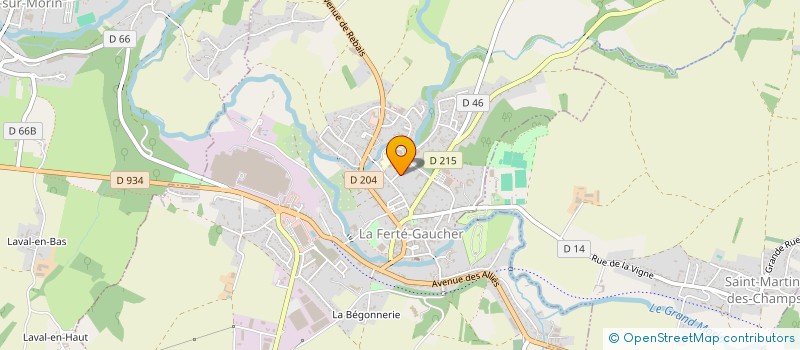 localisation de l'entreprise LYBERE  LA FERTE-GAUCHER