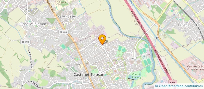 localisation de l'entreprise LYBIN à CASTANET-TOLOSAN