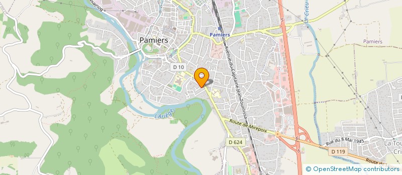 localisation de l'entreprise LYBOBWALLEZ à PAMIERS