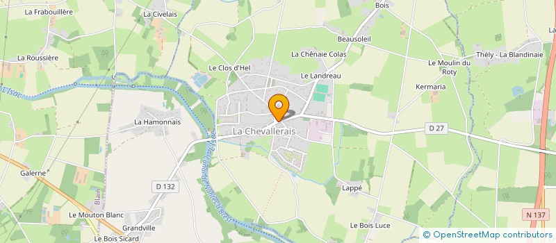 localisation de l'entreprise LYC  LA CHEVALLERAIS