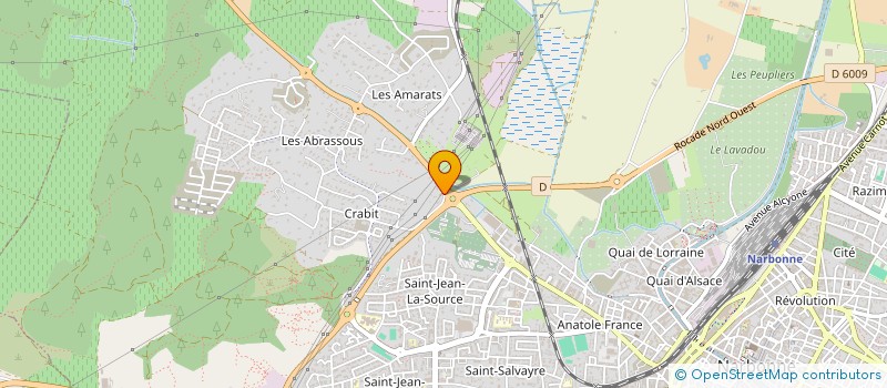 localisation de l'entreprise LYC'ANGE 3  NARBONNE