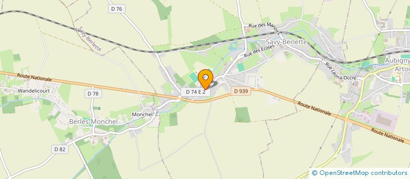 localisation de l'entreprise LYC D ENS AGRICOLE PRIVE SAVY BERLETTE  SAVY-BERLETTE