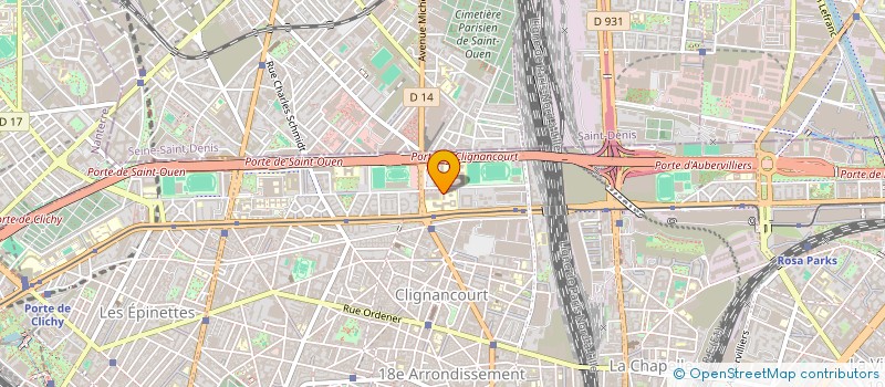 localisation de l'entreprise LYC GEN TECHNOL RABELAIS-PARAMED SOCIAL  PARIS