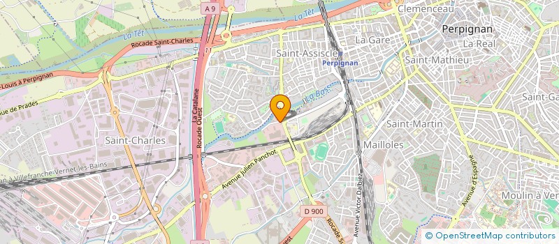 localisation de l'entreprise LYC PROJETS  PERPIGNAN