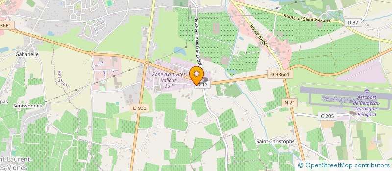 localisation de l'entreprise LYC VAPE à BERGERAC