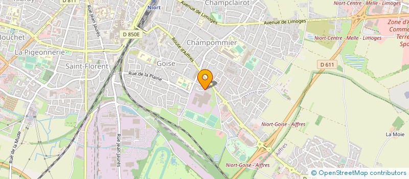 localisation de l'entreprise LYCA PATRIMOINE  NIORT