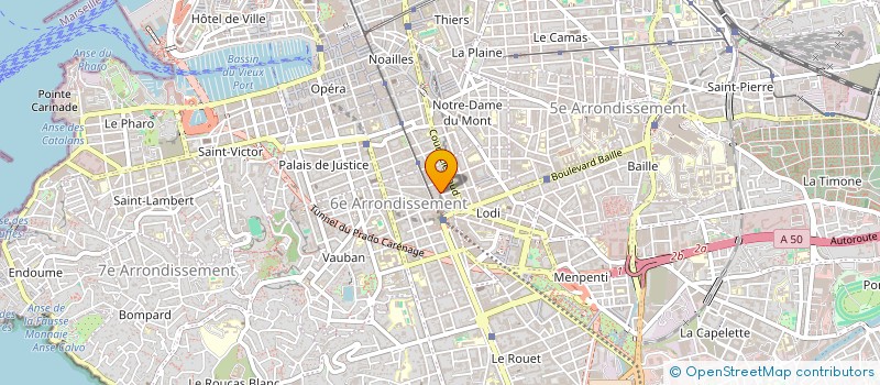 localisation de l'entreprise LYCAENA à MARSEILLE