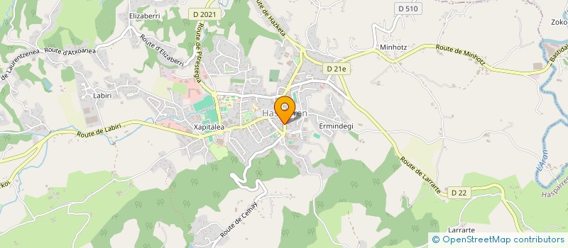 localisation de l'entreprise LYCEE AGRICOLE ET HORTICOLE PRIVE à HASPARREN