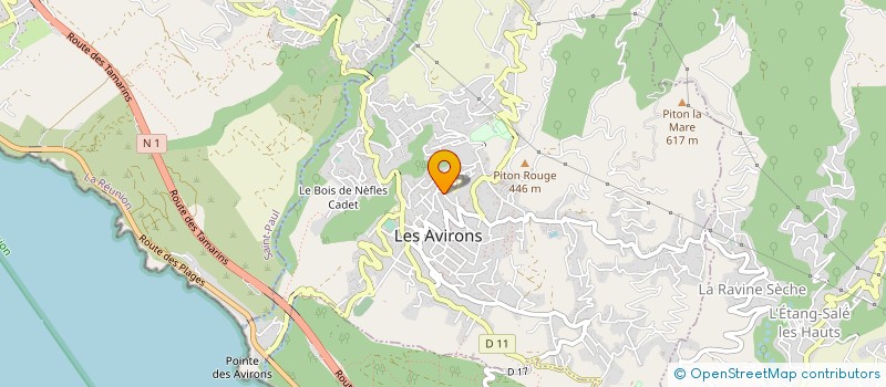 localisation de l'entreprise LYCEE ANTOINE DE SAINT EXUPERY à LES AVIRONS