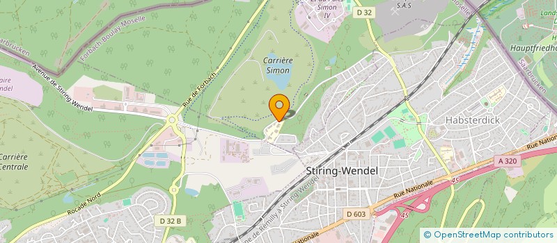 localisation de l'entreprise LYCEE CONDORCET- LYCEE DES METIERS DES SCIENCES ET DES TECHNOLOGIES DE LINFORMATION ET DE LA COMMUNICATION  SCHNECK