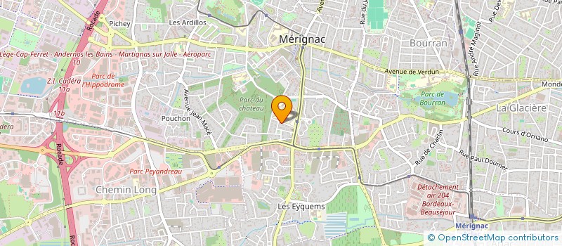 localisation de l'entreprise LYCEE D ENS.PROFESSION MARCEL DASSAULT à MERIGNAC