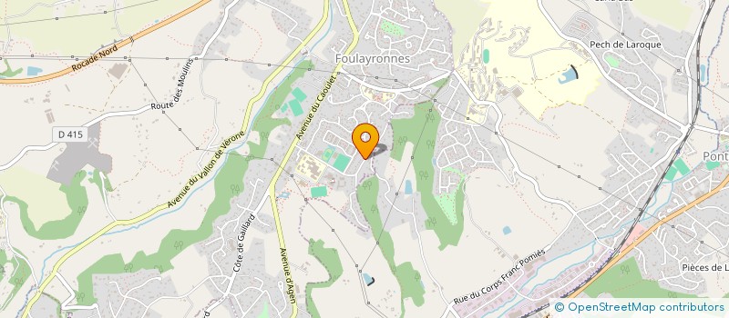 localisation de l'entreprise LYCEE D ENS.PROFESSIONNEL JEAN MONNET  FOULAYRONNES