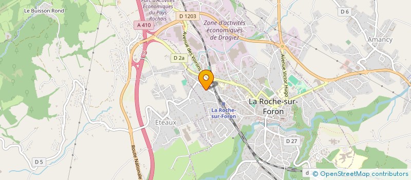 localisation de l'entreprise LYCEE D'ENSEIGNEMENT GENERAL ET TECHNOLOGIQUE AGRICOLE DE LA ROCHE-SUR-FORON à LA ROCHE-SUR-FORON