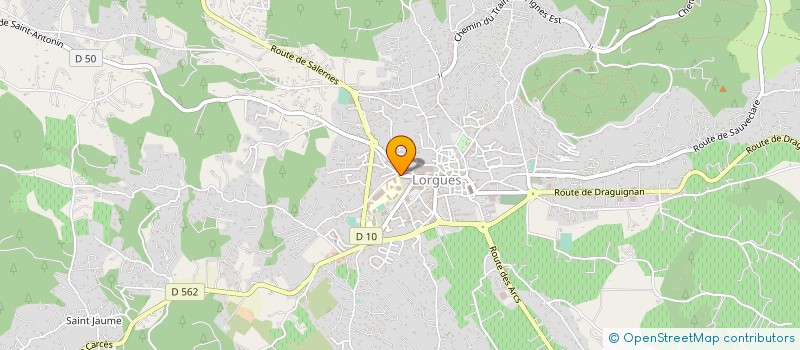 localisation de l'entreprise LYCEE DE LORGUES THOMAS EDISON à LORGUES