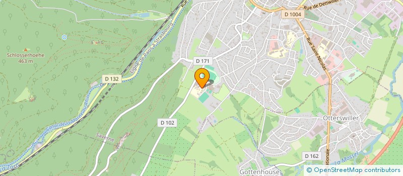 localisation de l'entreprise LYCEE DES METIERS HAUT-BARR  SAVERNE