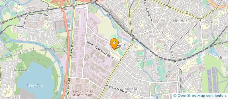 localisation de l'entreprise LYCEE DES METIERS LOUIS COUFFIGNAL à STRASBOURG