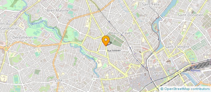 localisation de l'entreprise LYCEE DES METIERS MICHELET à NANTES