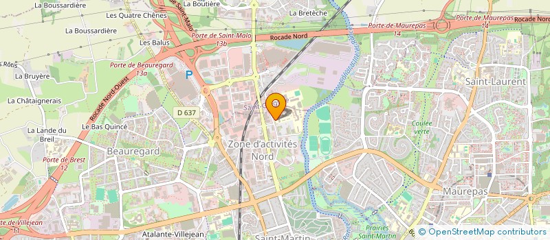 localisation de l'entreprise LYCEE DES METIERS PIERRE MENDES FRANCE à RENNES