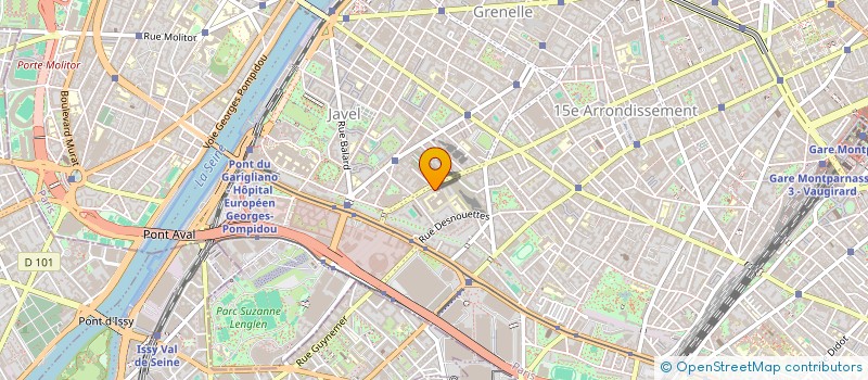 localisation de l'entreprise LYCEE DES SCIENCES ET DU NUMERIQUE LOUIS ARMAND  PARIS