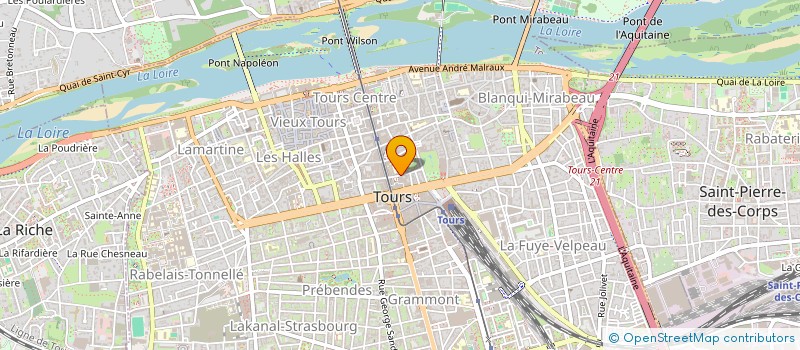 localisation de l'entreprise LYCEE DESCARTES  TOURS