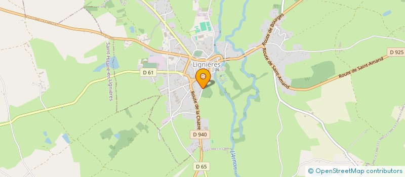 localisation de l'entreprise LYCEE ENSEIGNEMENT PROF PRIVE AGRICOLE à LIGNIERES
