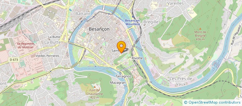 localisation de l'entreprise LYCEE FRANCOIS XAVIER à BESANCON