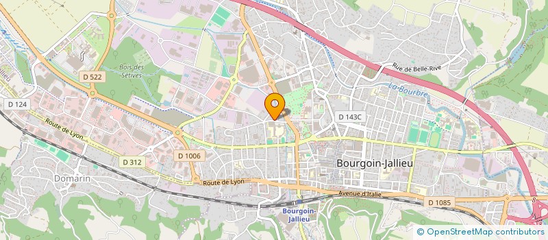 localisation de l'entreprise LYCEE GAL ET TECH L'OISELET à BOURGOIN-JALLIEU