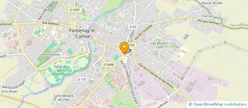 localisation de l'entreprise LYCEE GEN ET TECHNOL AGRICOLE BEL AIR à FONTENAY-LE-COMTE