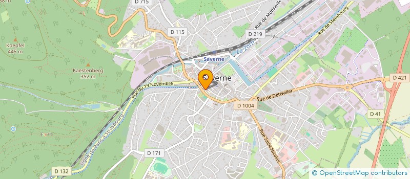 localisation de l'entreprise LYCEE GEN ET TECHNOL GENERAL LECLERC  SAVERNE