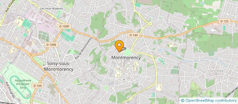 localisation de l'entreprise LYCEE GEN ET TECHNOLOGIQUE J J ROUSSEAU à MONTMORENCY