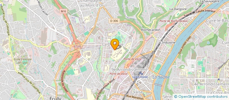 localisation de l'entreprise LYCEE GEN TECHNO LA MARTINIERE DUCHERE à LYON