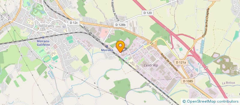 localisation de l'entreprise LYCEE GEN & TECHNOL PIERRE BEGHIN  MOIRANS