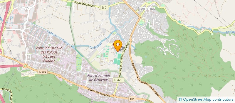 localisation de l'entreprise LYCEE GEN TECHNOL PRIVE ST JEAN DE GARGUIER  GEMENOS