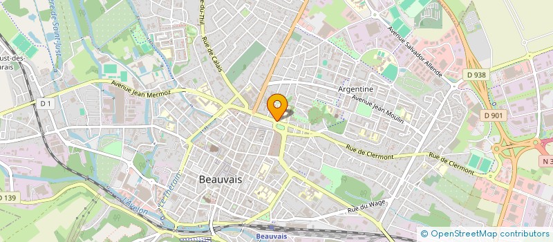 localisation de l'entreprise LYCEE GEN TECHNOLOGIQUE FELIX FAURE  BEAUVAIS