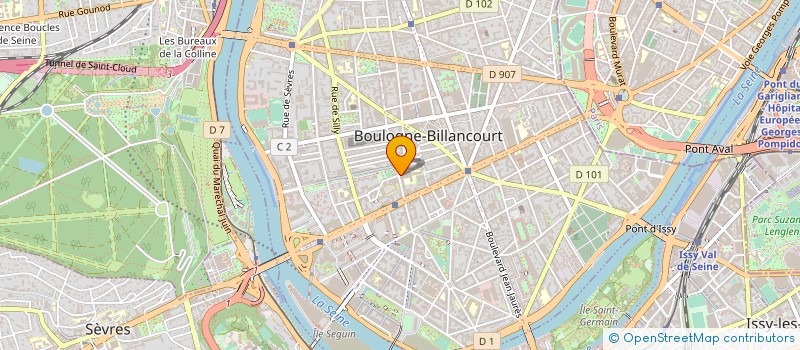 localisation de l'entreprise LYCEE GEN TECHNOLOGIQUE JACQUES PREVERT à BOULOGNE-BILLANCOURT