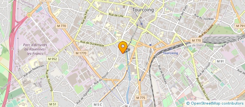 localisation de l'entreprise LYCEE GENERAL  TOURCOING