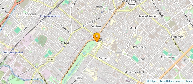 localisation de l'entreprise LYCEE GENERAL CHARLES BAUDELAIRE  ROUBAIX