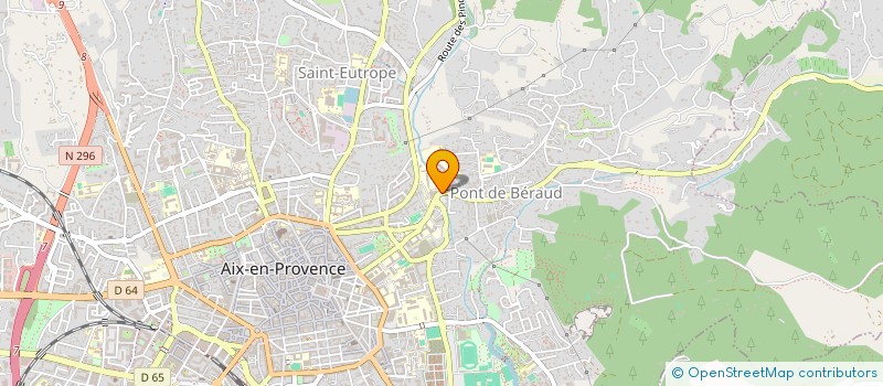 localisation de l'entreprise LYCEE GENERAL ET TECHNO P. CEZANNE à AIX-EN-PROVENCE