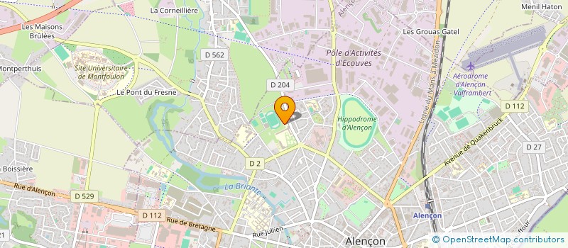 localisation de l'entreprise LYCEE GENERAL ET TECHNOLOGIQUE ALAIN à ALENCON