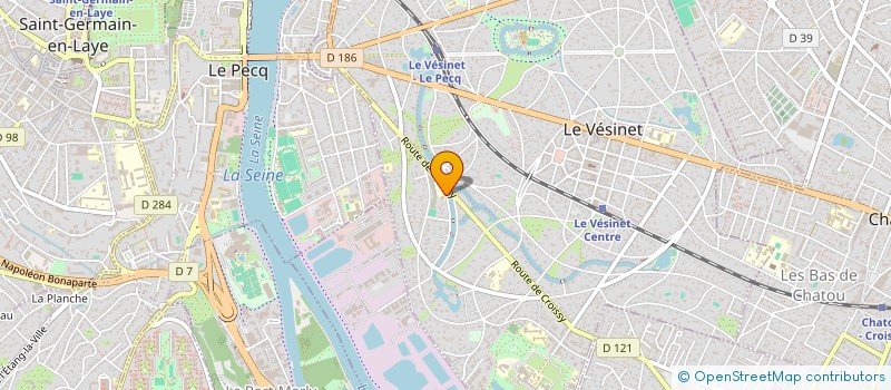 localisation de l'entreprise LYCEE GENERAL ET TECHNOLOGIQUE ALAIN  LE VESINET