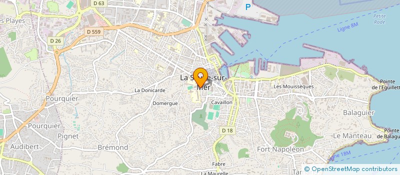 localisation de l'entreprise LYCEE GENERAL ET TECHNOLOGIQUE BEAUSSIER à LA SEYNE-SUR-MER