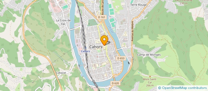 localisation de l'entreprise LYCEE GENERAL ET TECHNOLOGIQUE CLEMENT MAROT   CAHORS