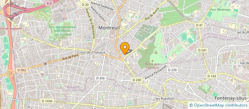localisation de l'entreprise LYCEE GENERAL ET TECHNOLOGIQUE CONDORCET à MONTREUIL
