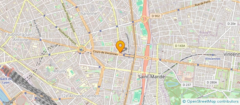 localisation de l'entreprise LYCEE GENERAL ET TECHNOLOGIQUE HELENE BOUCHER  PARIS