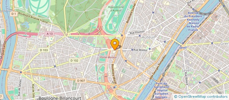 localisation de l'entreprise LYCEE GENERAL ET TECHNOLOGIQUE JEAN DE LA FONTAINE  PARIS