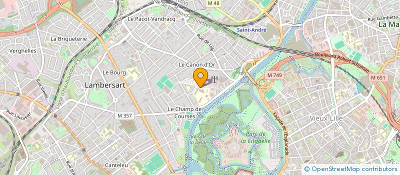 localisation de l'entreprise LYCEE GENERAL ET TECHNOLOGIQUE JEAN PERRIN à LAMBERSART