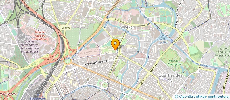 localisation de l'entreprise LYCEE GENERAL ET TECHNOLOGIQUE KLEBER à STRASBOURG