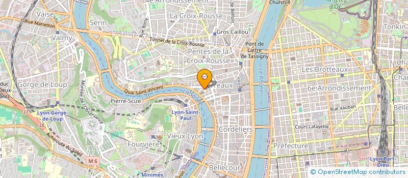 localisation de l'entreprise LYCEE GENERAL ET TECHNOLOGIQUE LA MARTINIERE DIDEROT à LYON