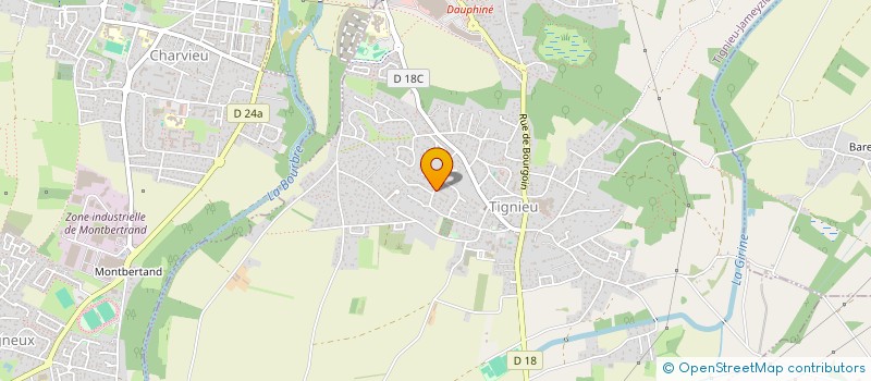 localisation de l'entreprise LYCEE GENERAL ET TECHNOLOGIQUE LA PLEIADE  PONT-DE-CHERUY